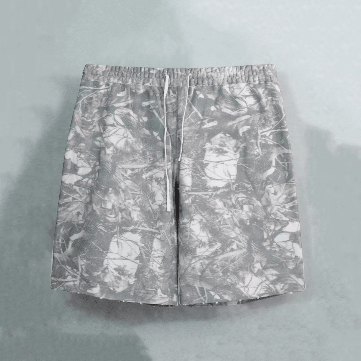 Unisex Heavyweight 100% Cotton French Terry Camo Shorts (400GSM)