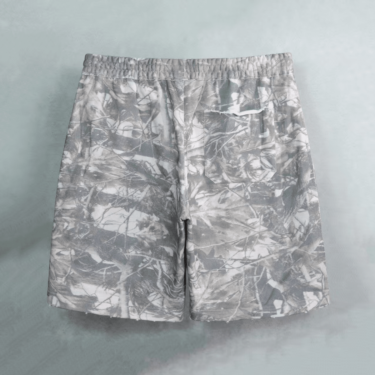 Unisex Heavyweight 100% Cotton French Terry Camo Shorts (400GSM)