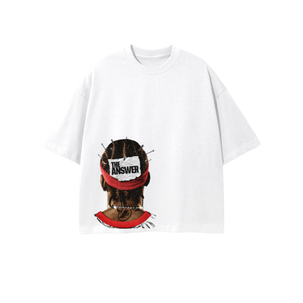 Unisex Heavyweight 100% Combed Cotton Cropped Oversized T-Shirt (250GSM)