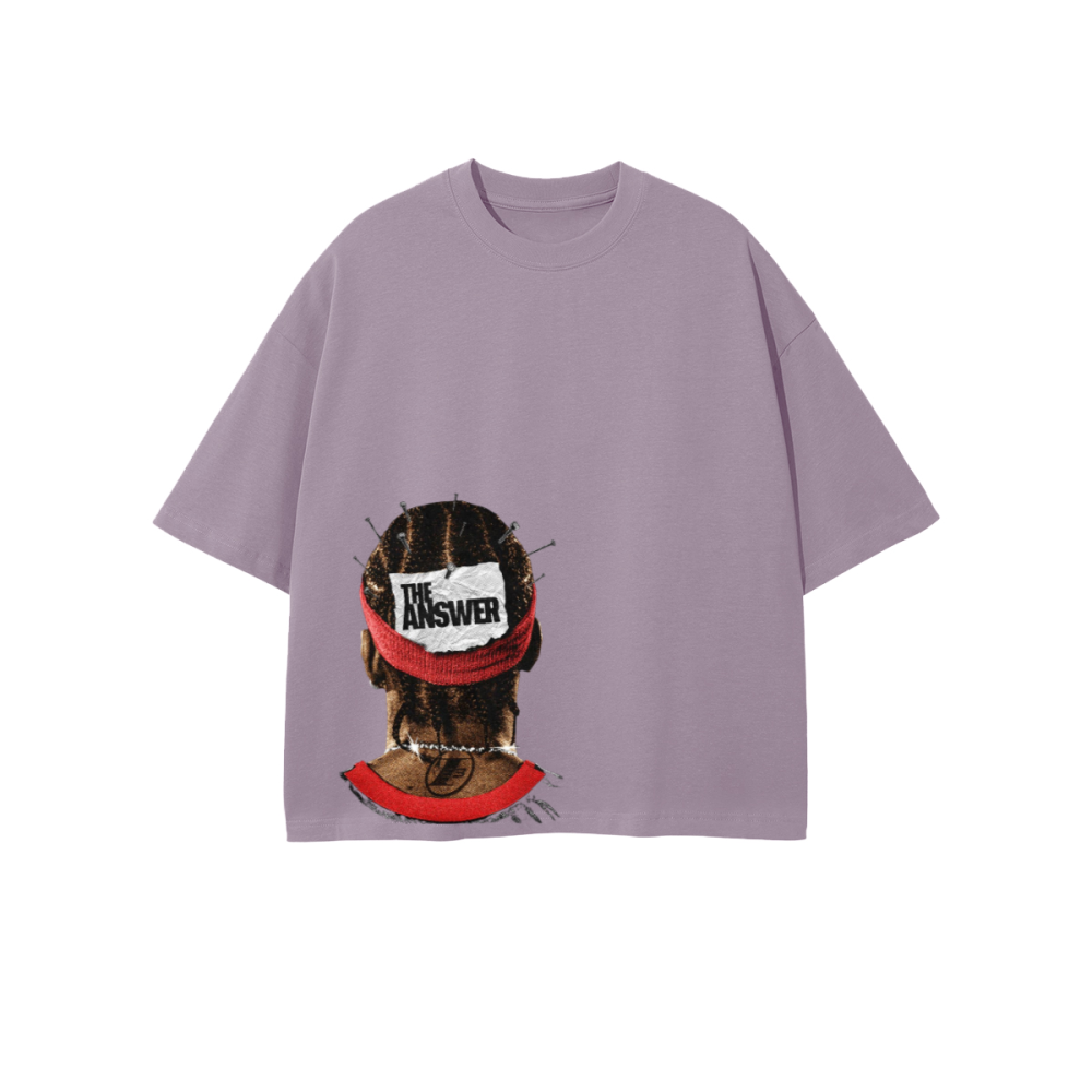 Unisex Heavyweight 100% Combed Cotton Cropped Oversized T-Shirt (250GSM)