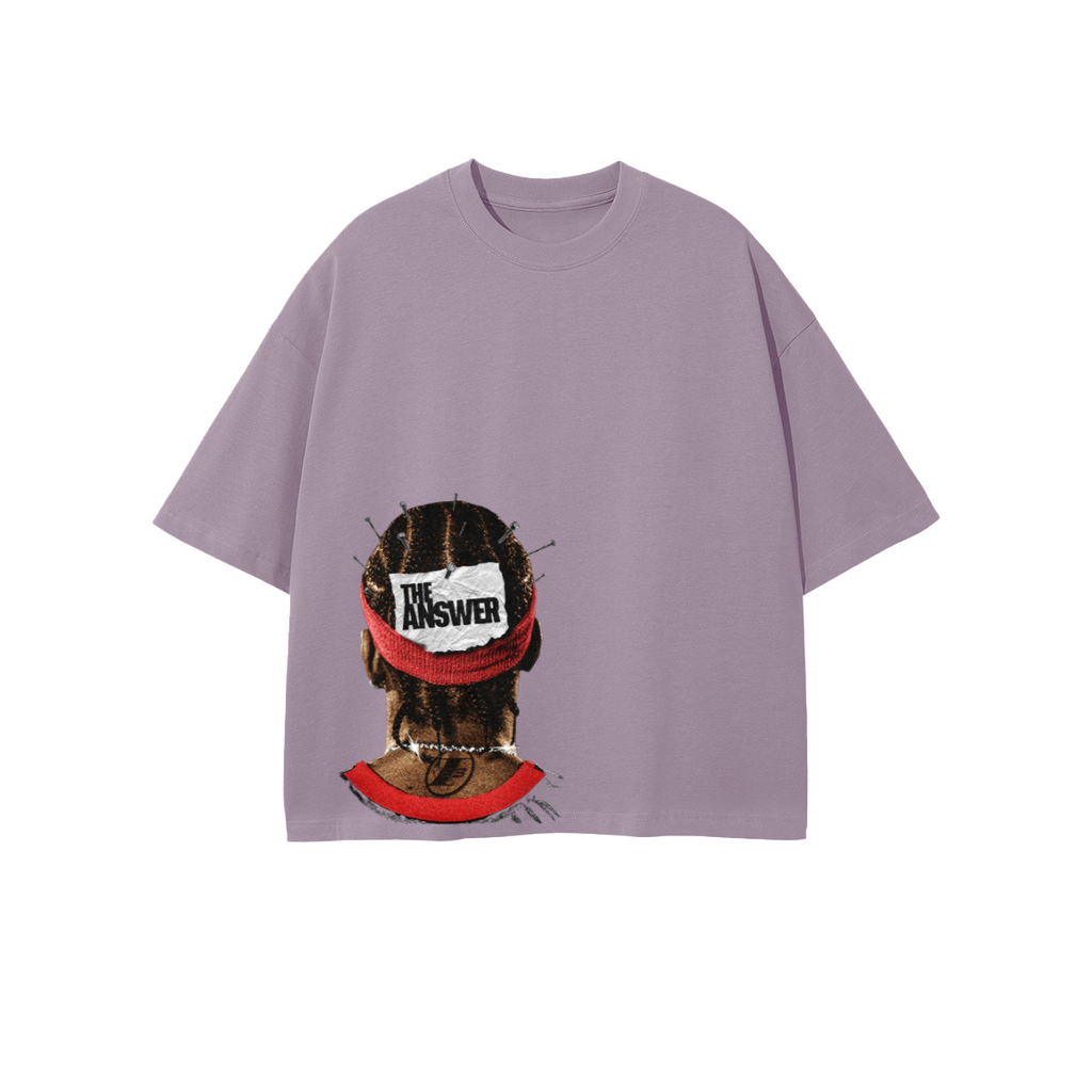 Unisex Heavyweight 100% Combed Cotton Cropped Oversized T-Shirt (250GSM)
