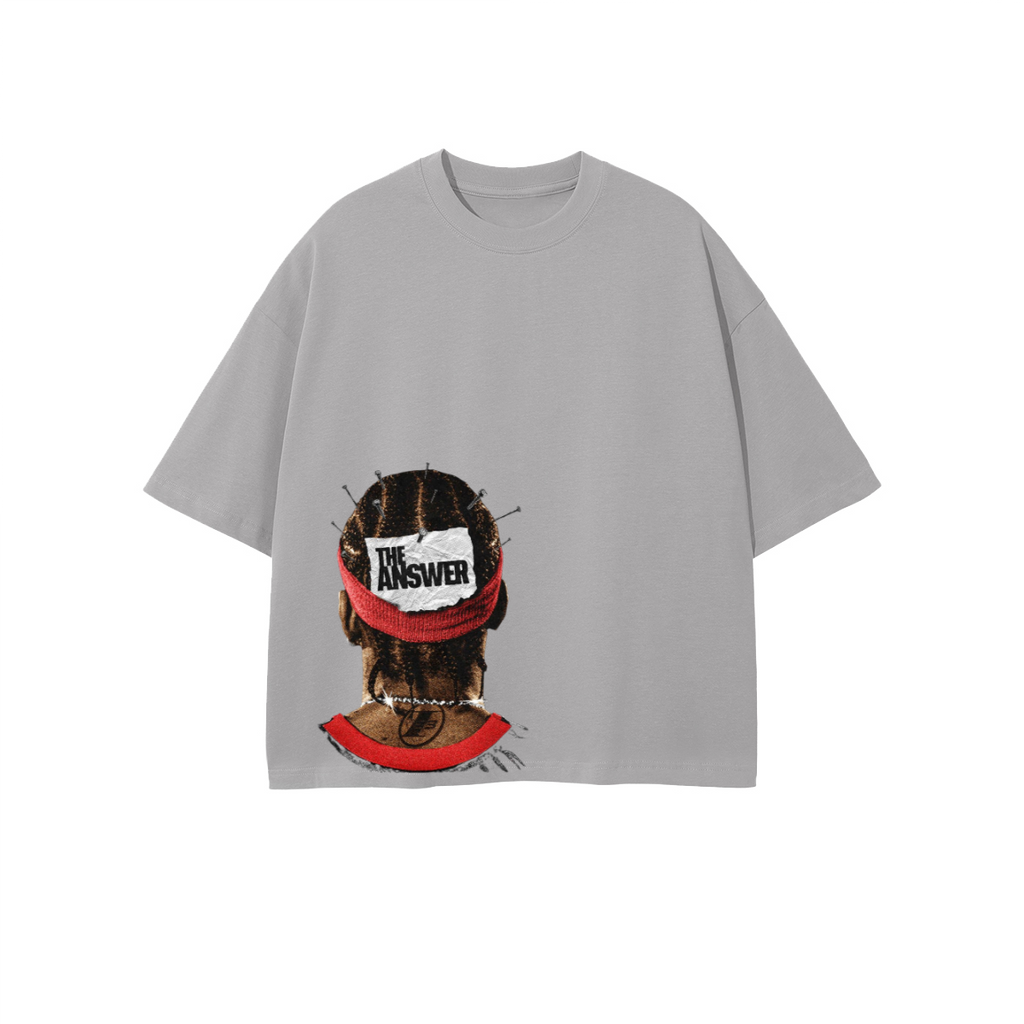 Unisex Heavyweight 100% Combed Cotton Cropped Oversized T-Shirt (250GSM)