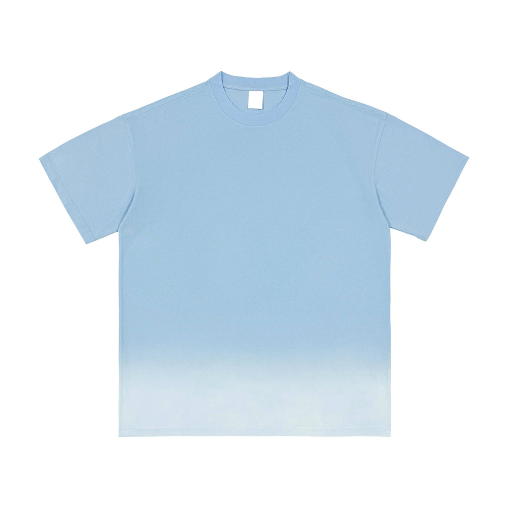Heavyweight Bottom Sunfade Gradient Washed Vintage T-Shirt (250GSM)