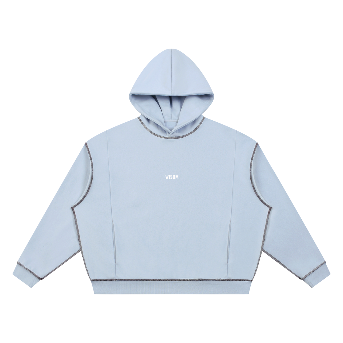 Unisex Boxy Heavyweight Topstitch Hoodie